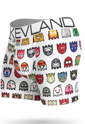 Cueca Boxer Kevland Pixel II Branco Menor preço em Cueca Boxer Kevland Pixel II Branco