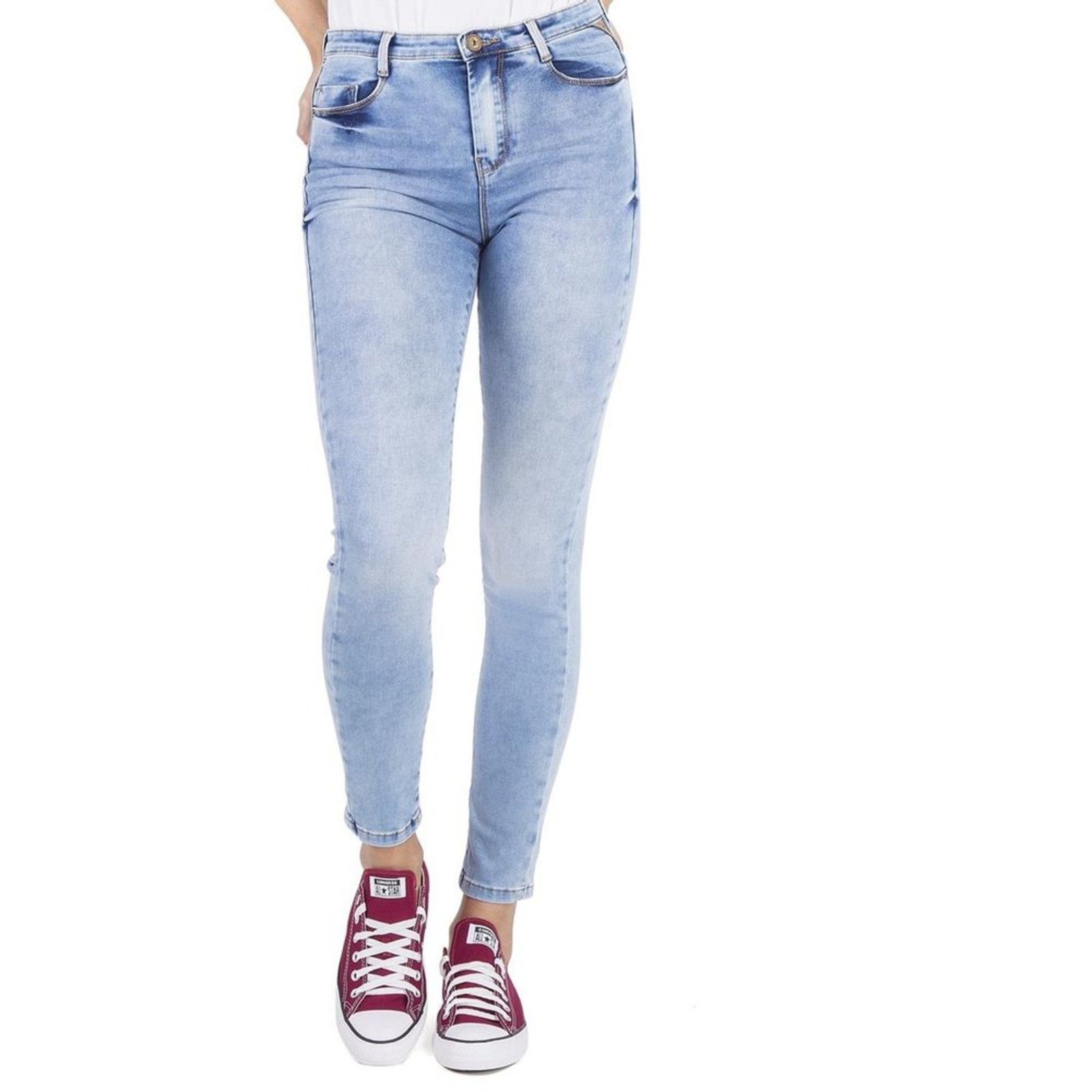 calça jeans cintura alta dafiti