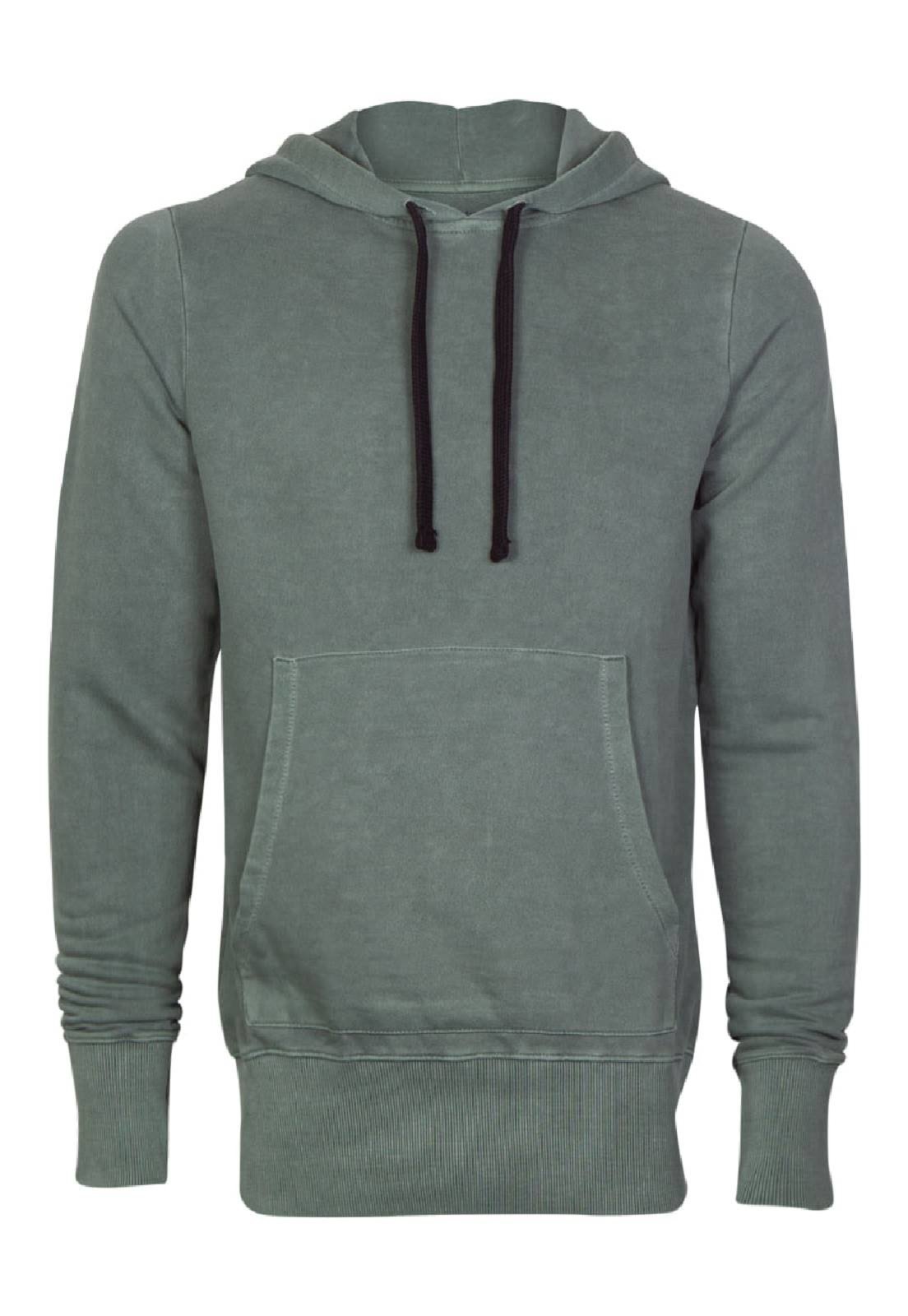 canvas pullover moletom com capuz