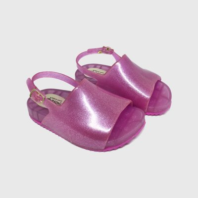 Sandália Slide KidSplash! Infantil Lisa Glitter Rosa Claro é boa?