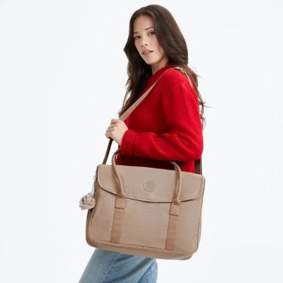 Bolsa Kipling Superworker Tan Beige