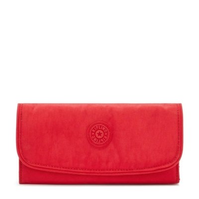 Carteira Kipling Money Land Red Rouge
