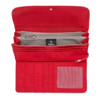 Carteira Kipling Money Land Red Rouge