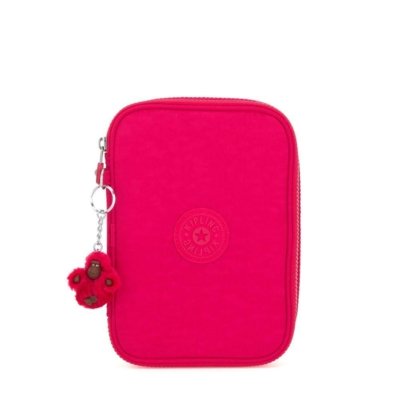 Estojo Kipling 100 Pens True Pink Rosa