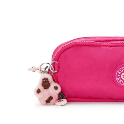 Estojo Kipling Gitroy Intense Rose