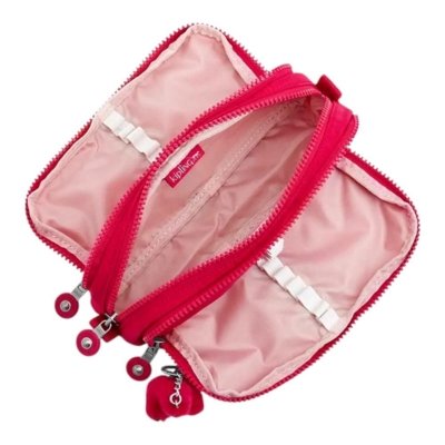 Estojo Kipling Gitroy True Pink Feminino Rosa