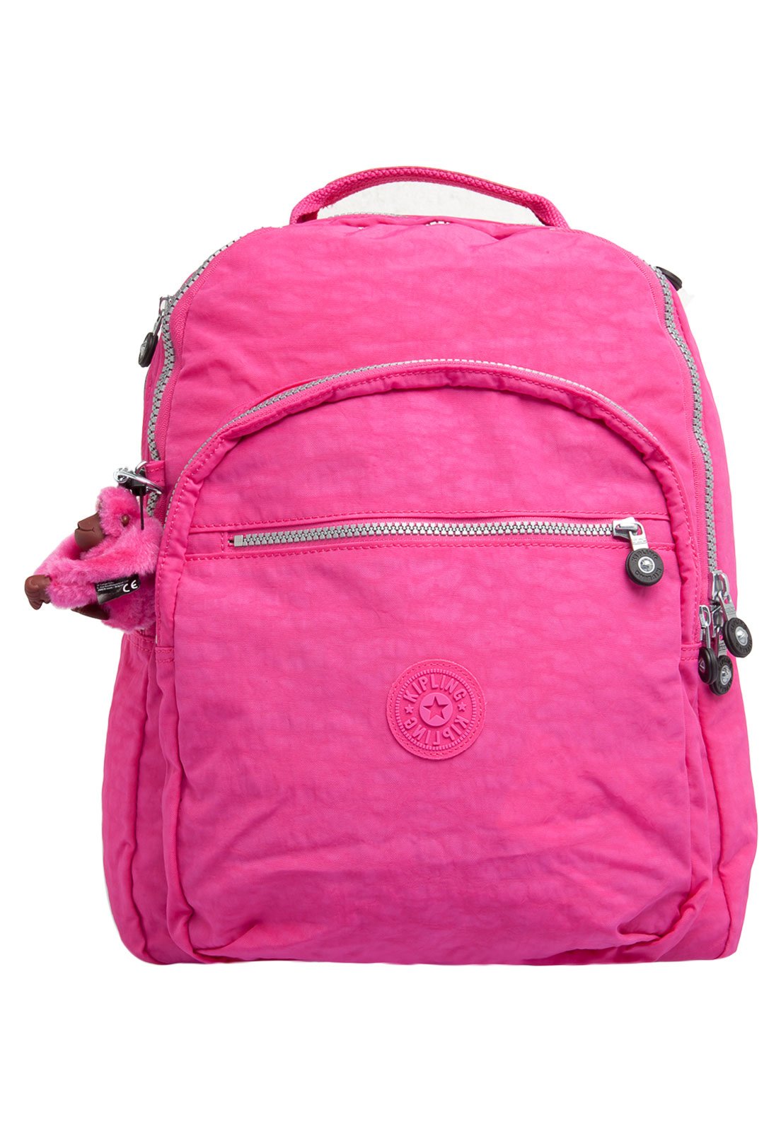 Mochila Kipling Basic Clas Seoul Fuchsia Rosa Compre Agora