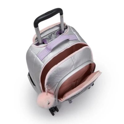 Mochila Kipling New Zea Silver Glow Met