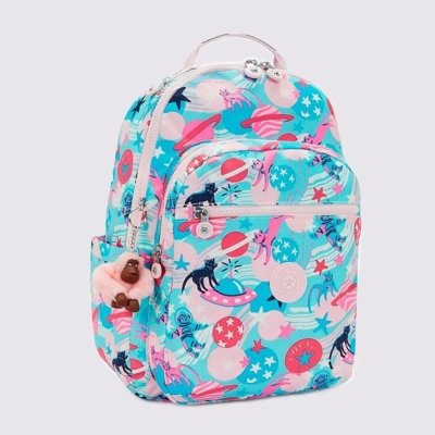 Mochila Kipling Seoul Cat In Space