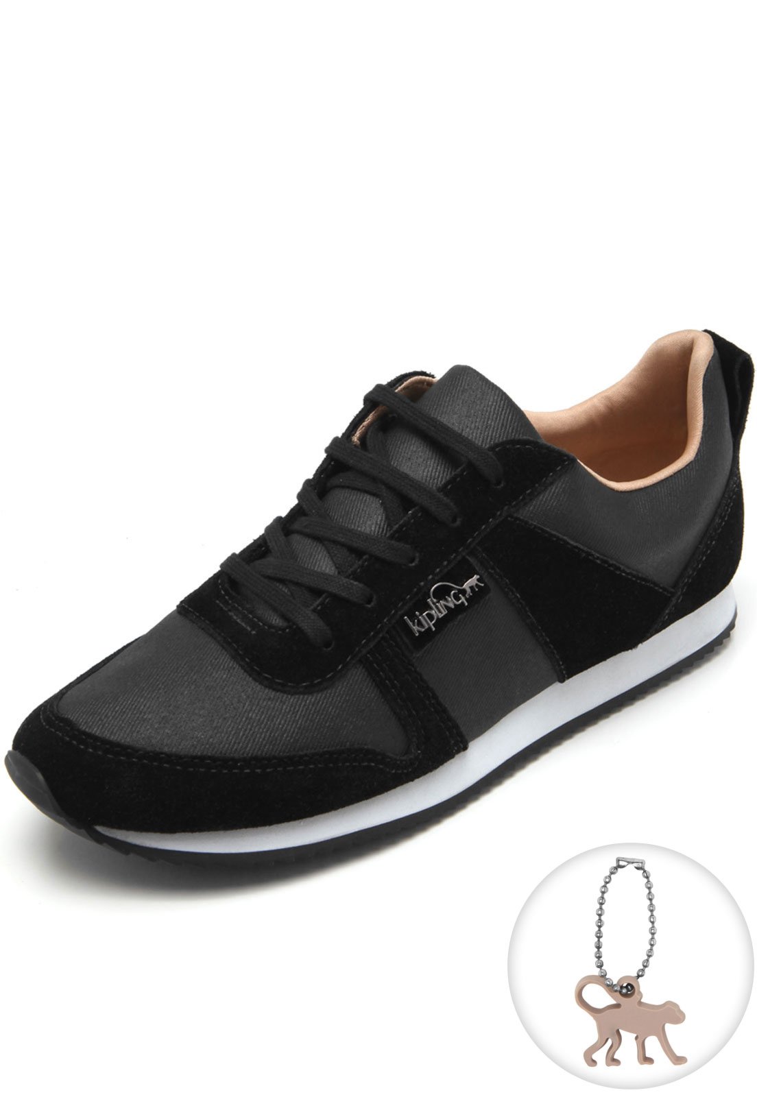 tenis kipling feminino preto