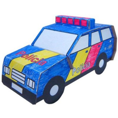 Kit de Papelão Kits for Kids Carro de Polícia Multicolorido Menor preço em Kit de Papelão Kits for Kids Carro de Polícia Multicolorido