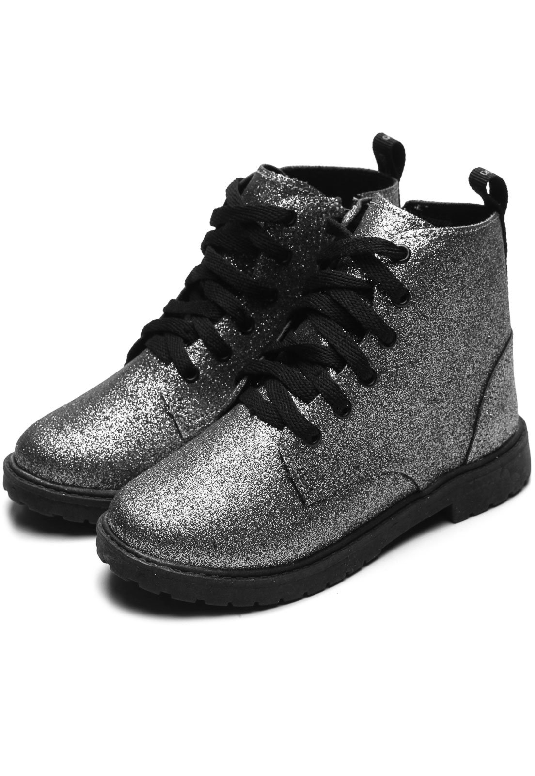bota com glitter infantil
