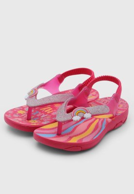 Chinelo Infantil Klin Acqua Print Rosa