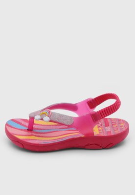 Chinelo Infantil Klin Acqua Print Rosa
