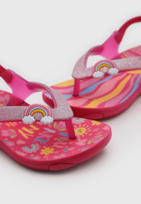 Chinelo Infantil Klin Acqua Print Rosa