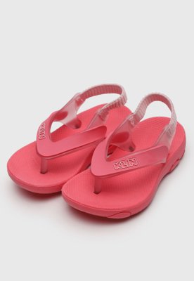 Chinelo Infantil Klin Tiras Rosa