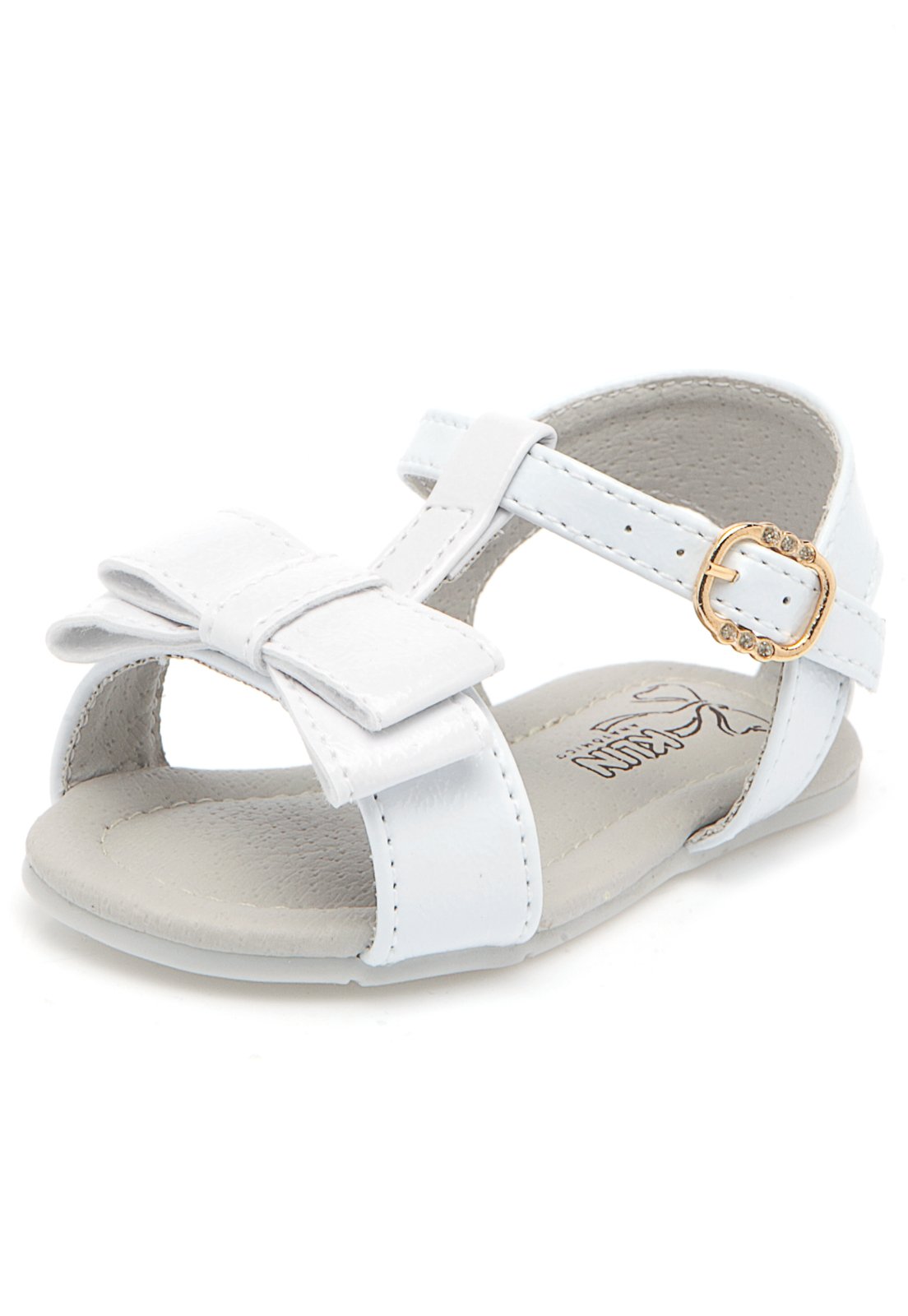 sandalia branca para bebe