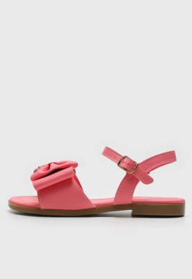 Sandália Infantil Klin Laço Rosa