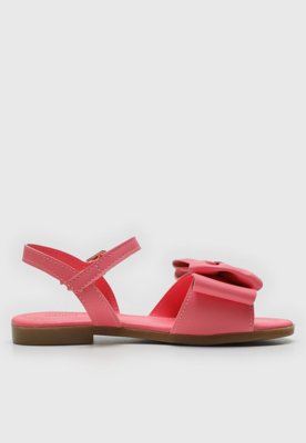 Sandália Infantil Klin Laço Rosa