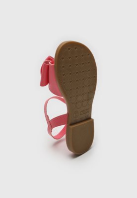 Sandália Infantil Klin Laço Rosa