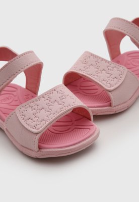 Sandália Infantil Klin Tic Tac Rosa
