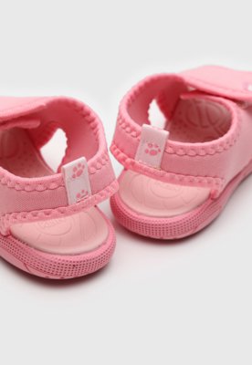 Sandália Infantil Klin Tic Tac Rosa
