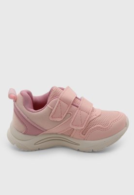 Tênis Infantil Klin New Sport Mini Têxtil Rosa