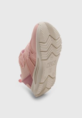 Tênis Infantil Klin New Sport Mini Têxtil Rosa