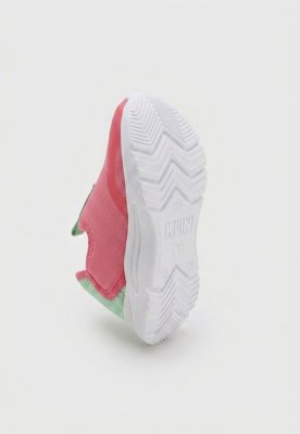 Tênis Infantil Klin Slip On Têxtil Rosa