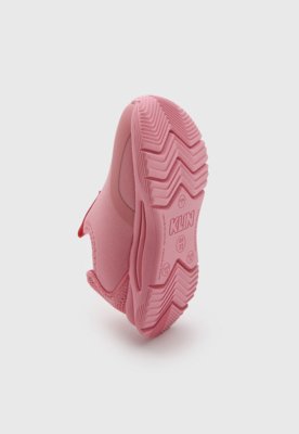 Tênis Infantil Klin Slip On Têxtil Rosa
