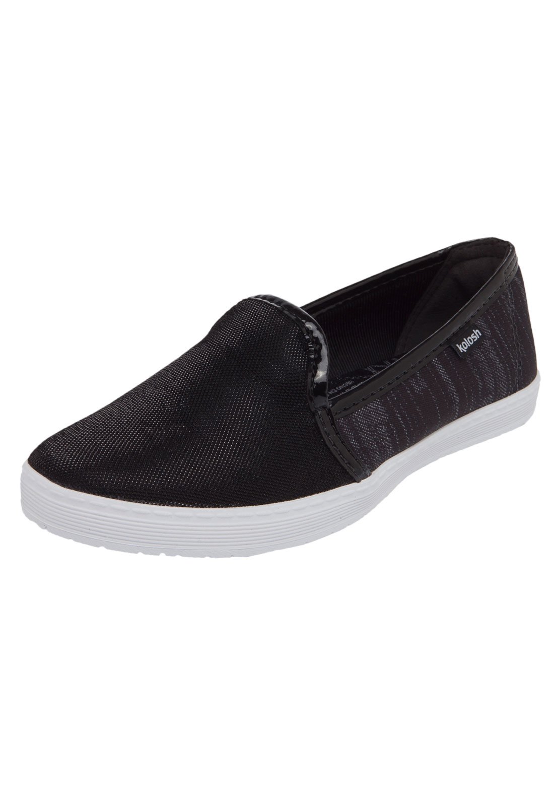 Tenis kolosh best sale preto com brilho