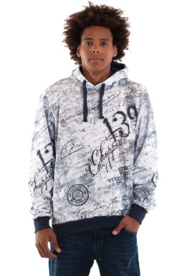 Blusão Konciny Moletom Estampado Branco Menor preço em Blusão Konciny Moletom Estampado Branco