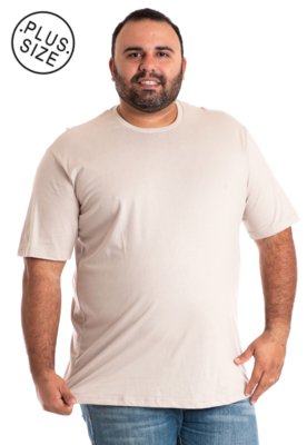 Menor preço em Camiseta Básica Konciny Manga Curta Bege