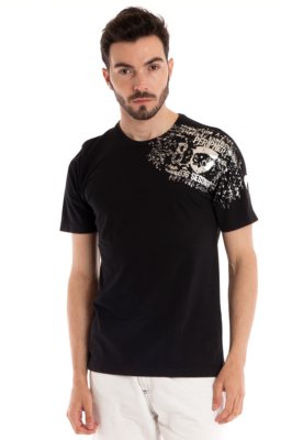 Camiseta Básica Konciny Manga Curta Preto Menor preço em Camiseta Básica Konciny Manga Curta Preto