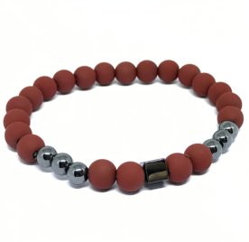 Pulseira Kuff Acessorios Bolinhas Vermelha Menor preço em Pulseira Kuff Acessorios Bolinhas Vermelha