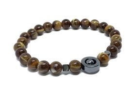 Pulseira Kuff Acessorios Tigre Marrom Menor preço em Pulseira Kuff Acessorios Tigre Marrom