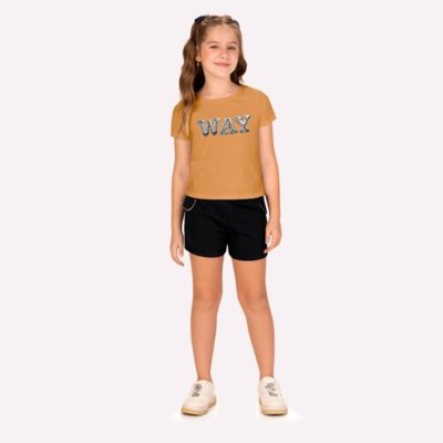 Conjunto Infantil Menina Lettering Kyly