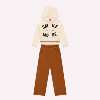 Conjunto Infantil Menina Lettering Kyly