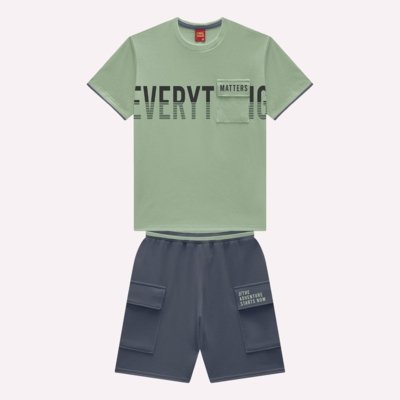 Conjunto Infantil Menino Lettering Kyly
