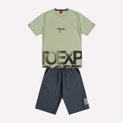 Conjunto Infantil Menino Lettering Kyly