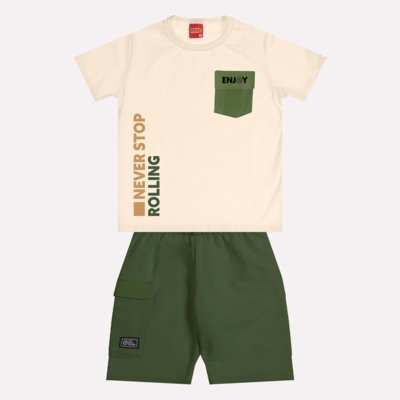 Conjunto Infantil Menino Lettering Kyly