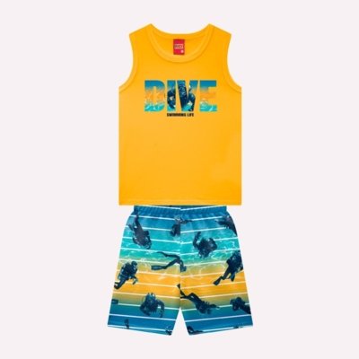 Conjunto Infantil Menino Lettering Kyly