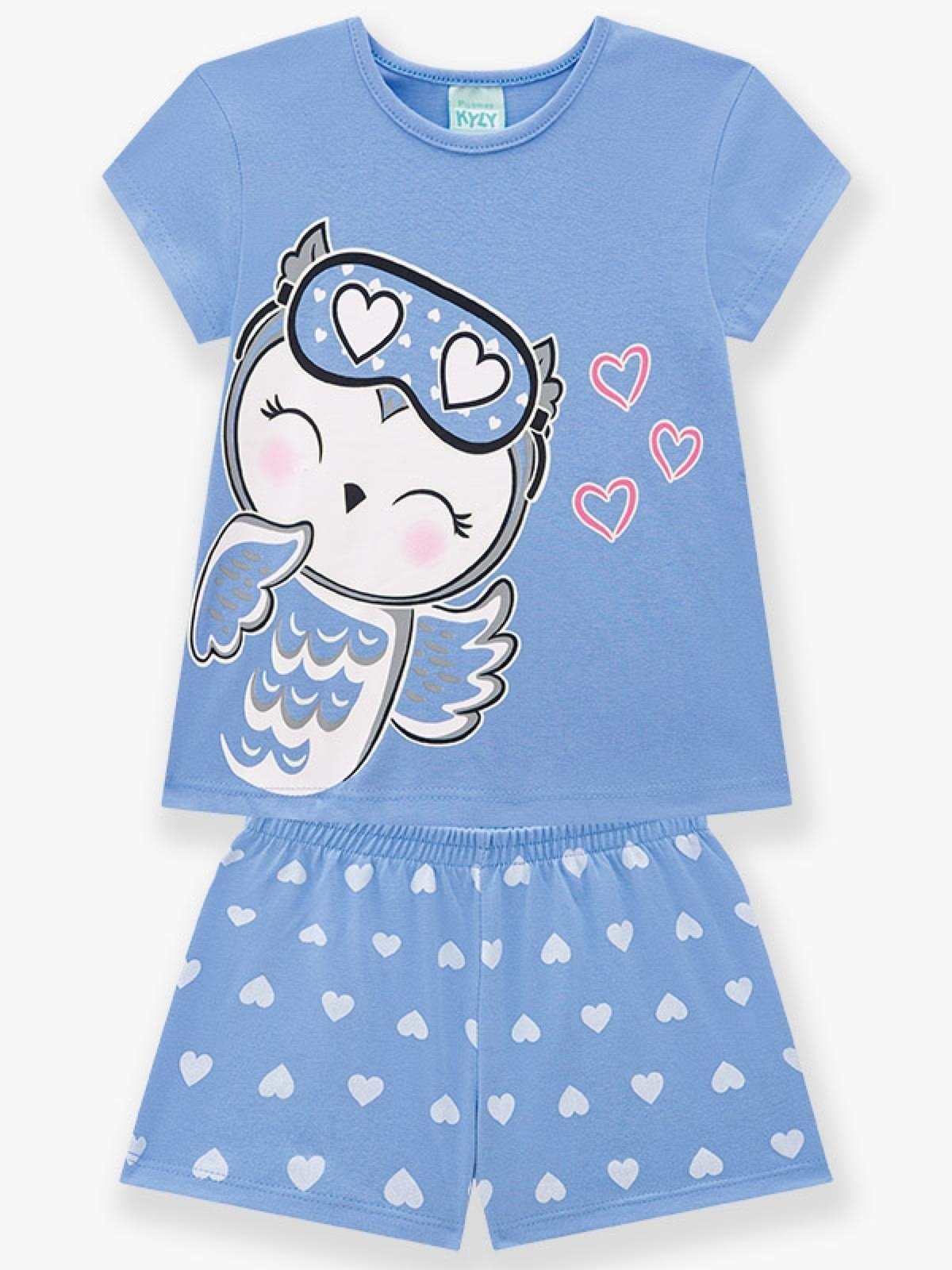 Pijama Infantil Bluey Azul claro – Mundo das Crianças