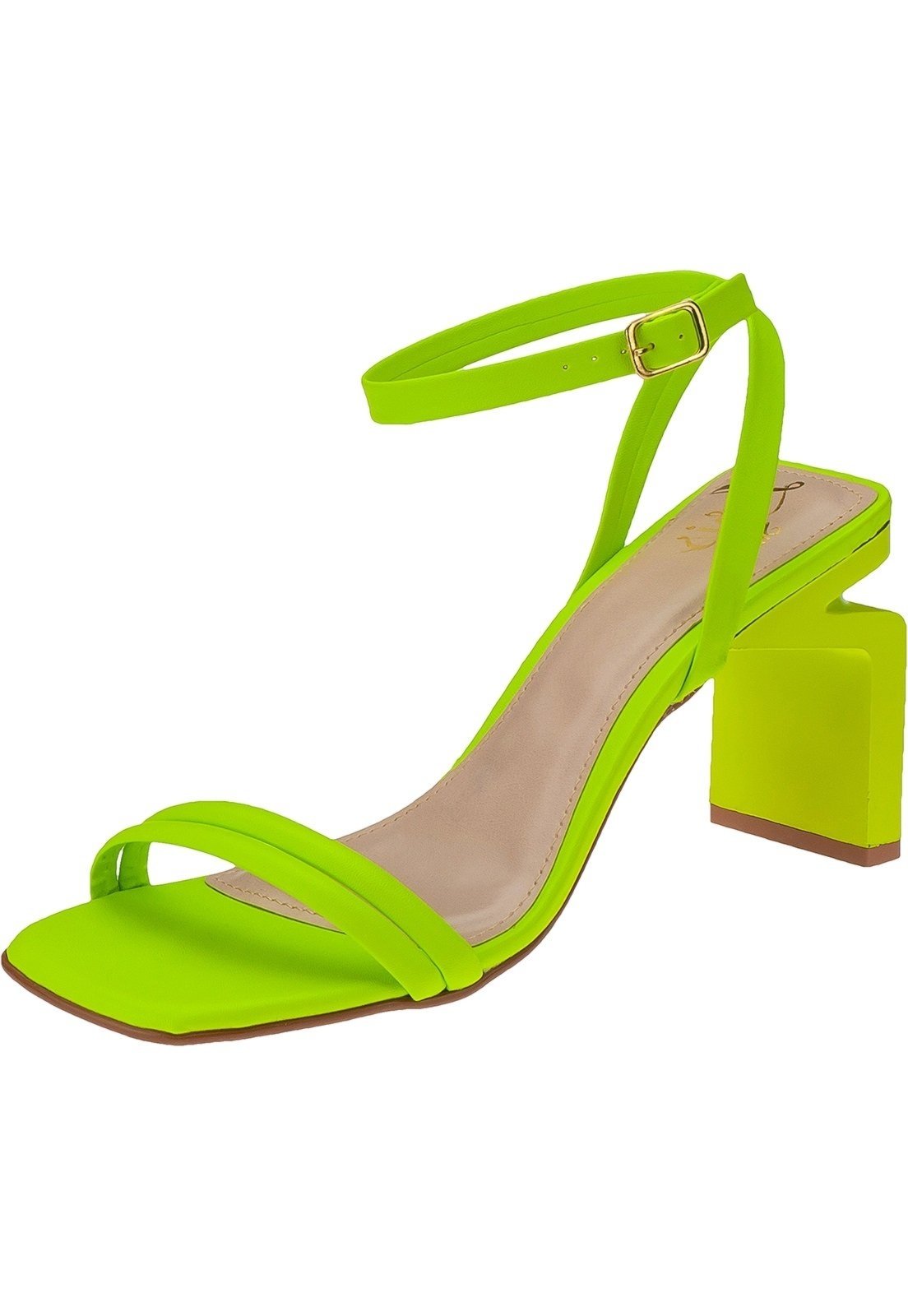 Sandália DAFITI SHOES Tiras Verde - Compre Agora