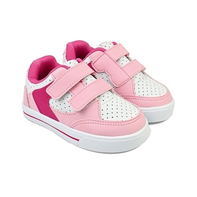 Tênis Infantil Menina Estilo Rosa Pink