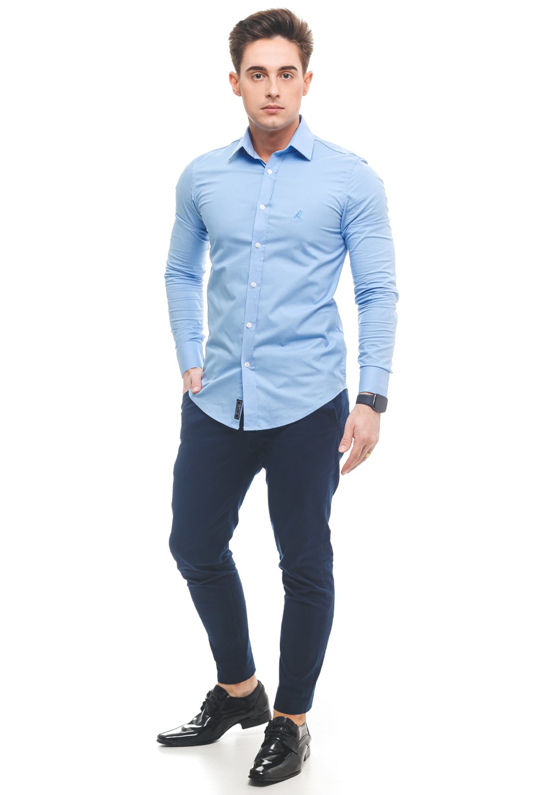 camisa social super slim fit