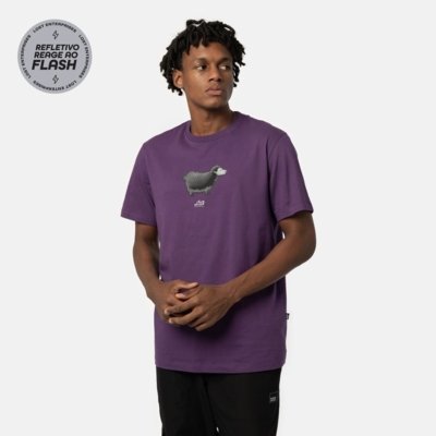 T-Shirt Lost Halftone-Roxo ROXO
