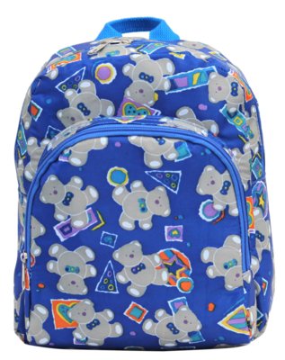 Mochila Infantil LS Bolsas MO4133 com 2 divisões Azul Menor preço em Mochila Infantil LS Bolsas MO4133 com 2 divisões Azul
