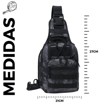Bolsa Masculina Transversal Militar Shoulder Bag Tatica