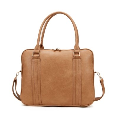 Bolsa De Notebook Grande Pasta Executiva Maleta Case Luísa Rinaldi Bege